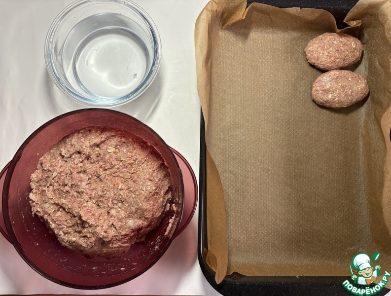 Котлеты из духовки "диетические"