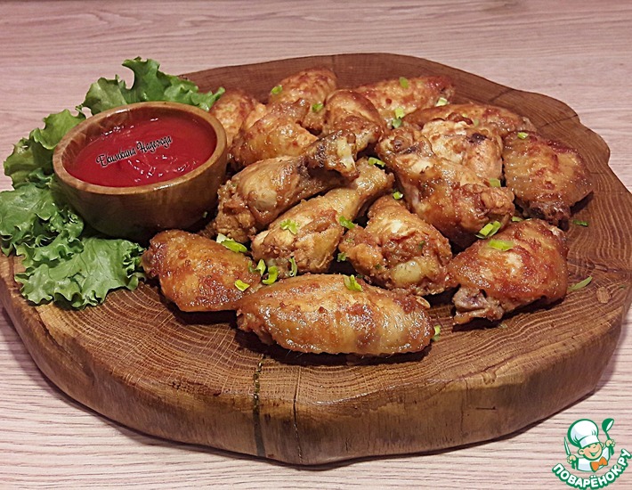 Крылышки, маринованные в остром кетчупе