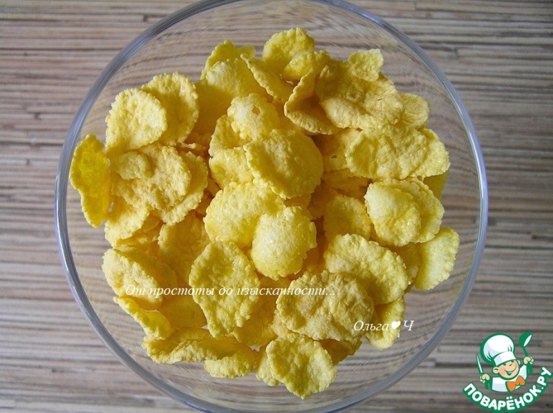 Кукурузные хлопья с орехами