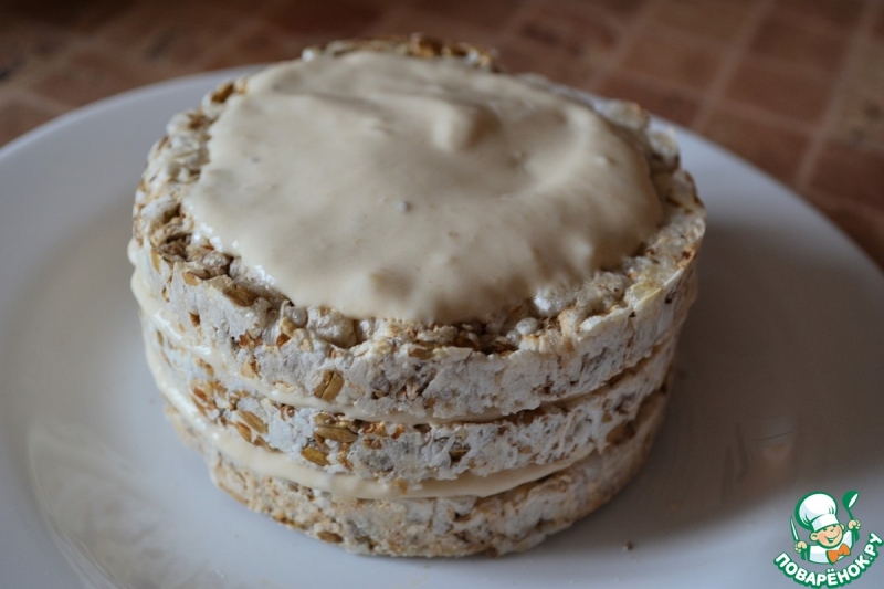 Мини-торт из хлебцев