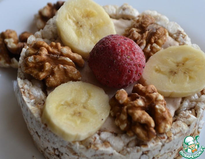 Мини-торт из хлебцев