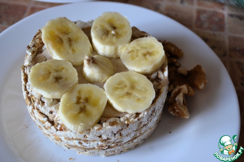 Мини-торт из хлебцев