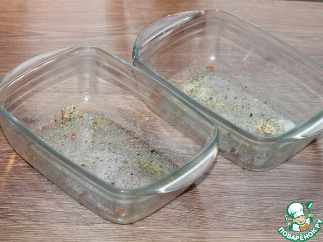 Минтай с зажаркой под соусом