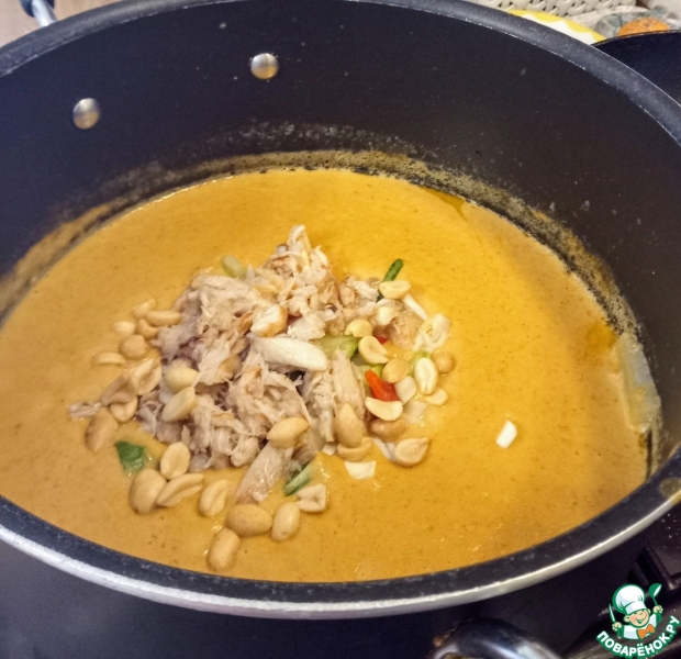 Морковный суп с фенхелем и крабом