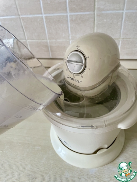 Мороженое с ксантановой камедью