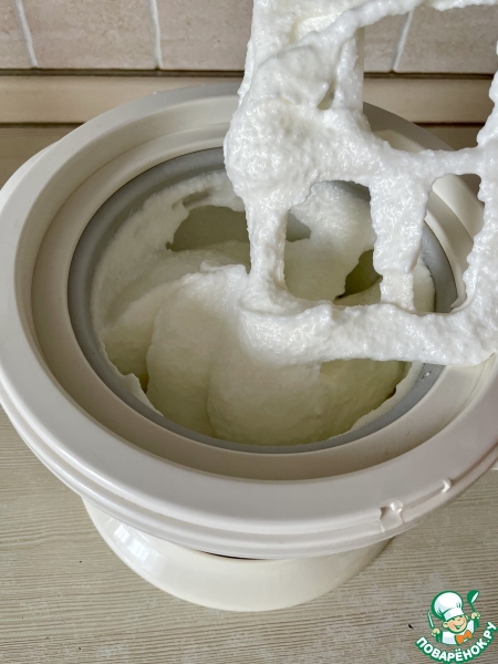 Мороженое с ксантановой камедью