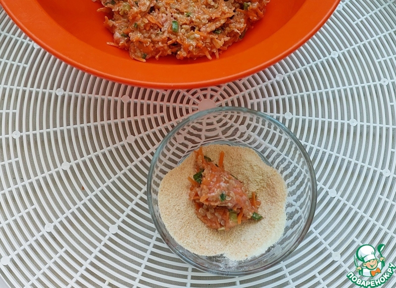 Наггетсы из индейки с овощами