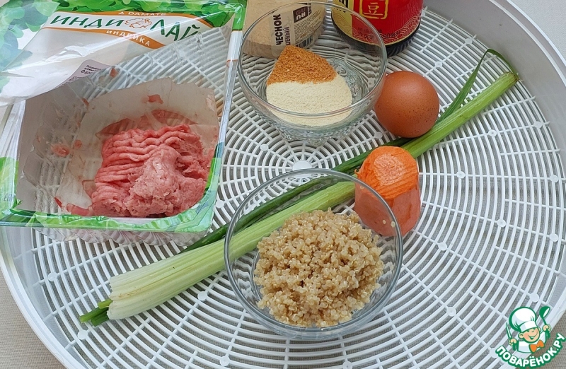 Наггетсы из индейки с овощами