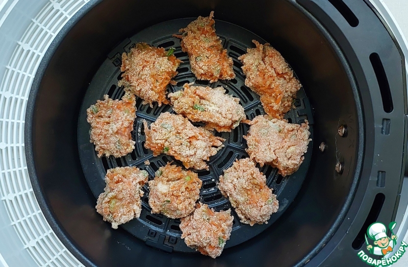 Наггетсы из индейки с овощами