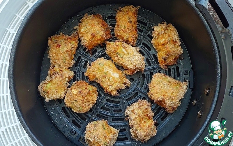 Наггетсы из индейки с овощами