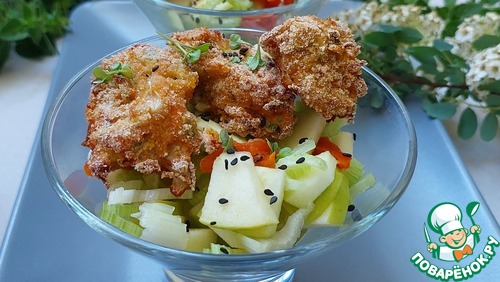 Наггетсы из индейки с овощами