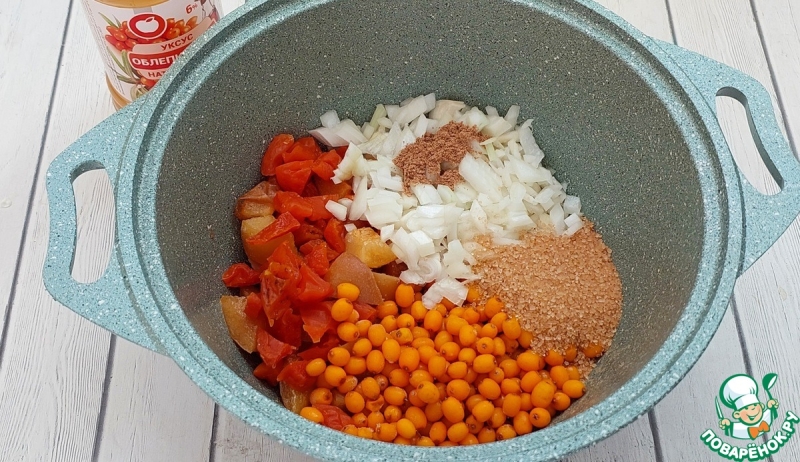 Облепиховый чатни к котлетам из индейки