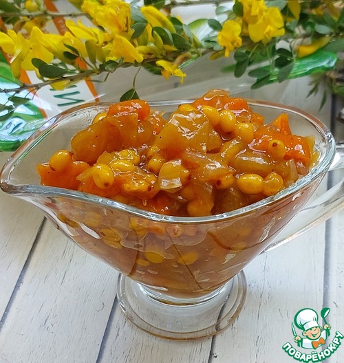 Облепиховый чатни к котлетам из индейки