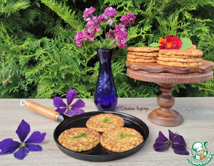Оладья из медальонов индейки для пикника