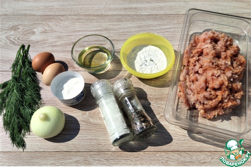 Оладья из медальонов индейки для пикника