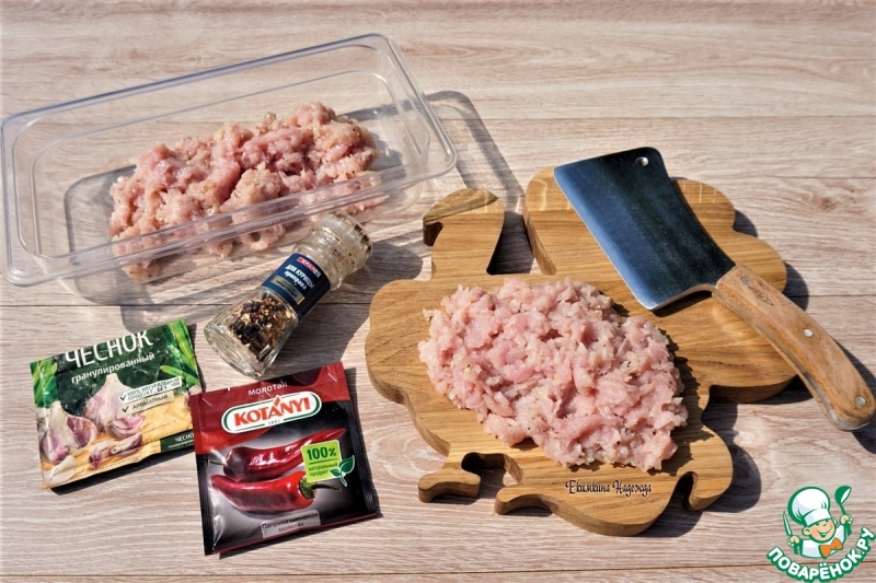 Оладья из медальонов индейки для пикника