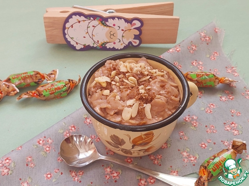 Ореховая каша из ячменных хлопьев "Топ-шлёп"
