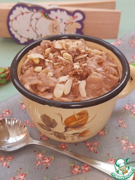 Ореховая каша из ячменных хлопьев "Топ-шлёп"