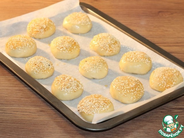 Печенье со вкусом ванили и жаренного кунжута