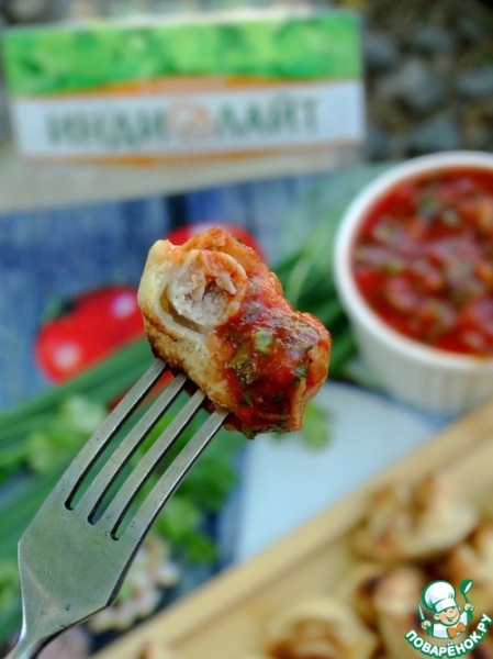 Пельмени-гриль с индейкой