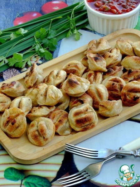 Пельмени-гриль с индейкой