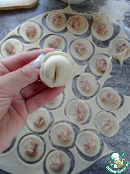 Пельмени-гриль с индейкой