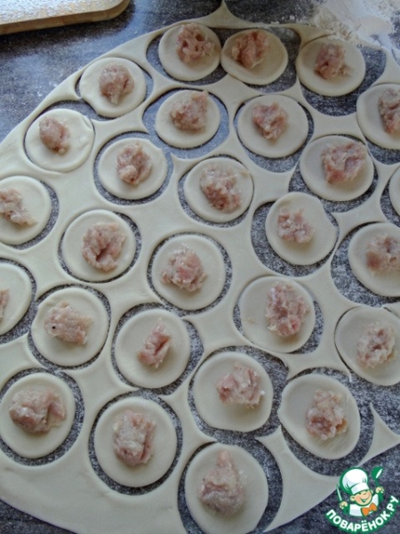 Пельмени-гриль с индейкой