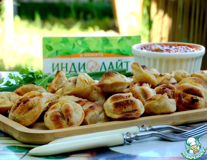 Пельмени-гриль с индейкой