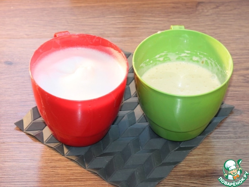 Полосатое пирожное с вареной сгущенкой