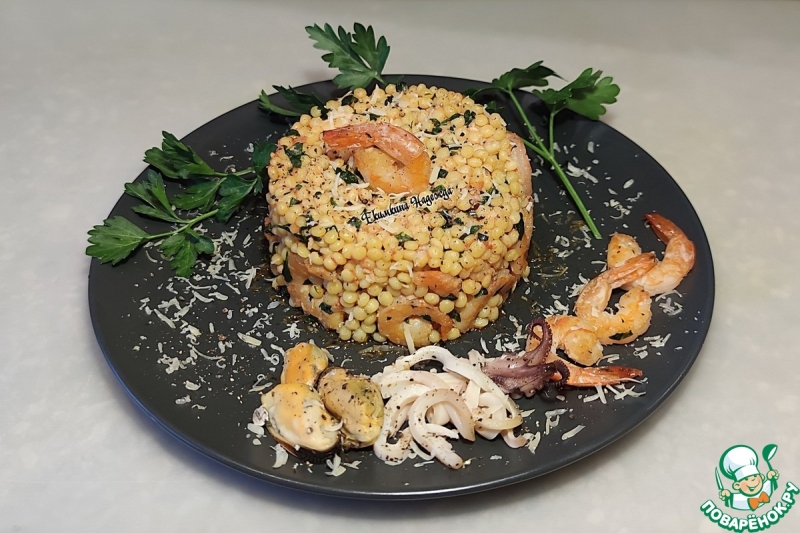Птитим с креветками