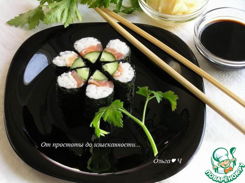 Роллы "Цветок"