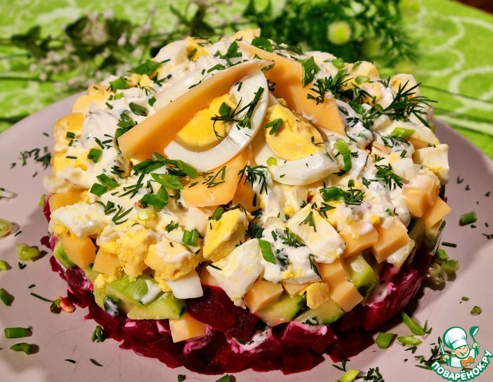 Салат на Пасхальный праздничный стол