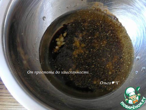 Салат с лососем, апельсином и авокадо