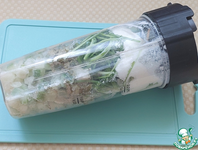 Смузи из стеблей листовой зелени