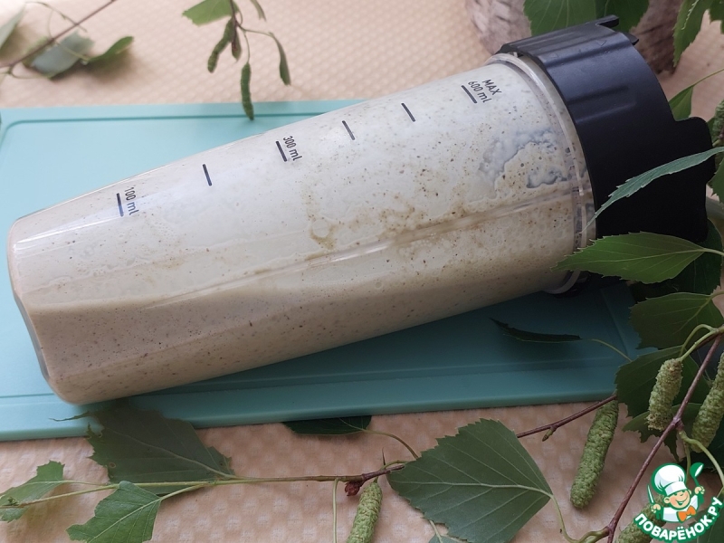 Смузи с кабачком, огурцом, мятой, коноплей