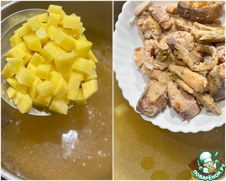 Солянка. Семужий бульон и прочее