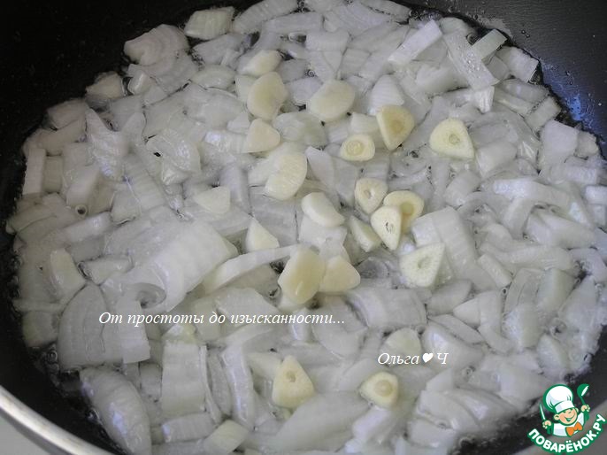 Спагетти с чечевично-грибным соусом