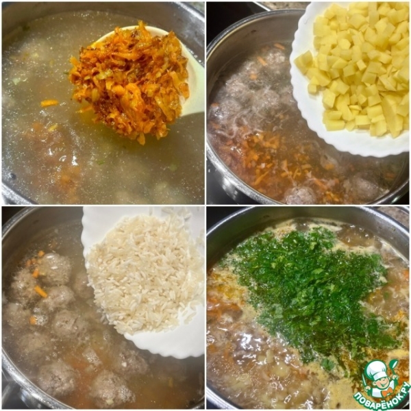 Суп с фрикадельками. Классика жанра