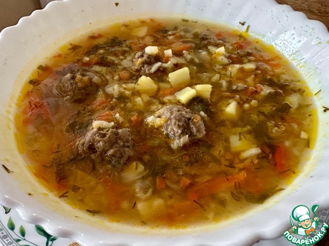 Суп с фрикадельками. Классика жанра