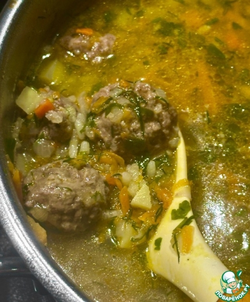 Суп с фрикадельками. Классика жанра