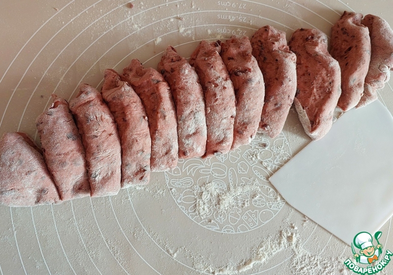 Свекольные бублики с семечками