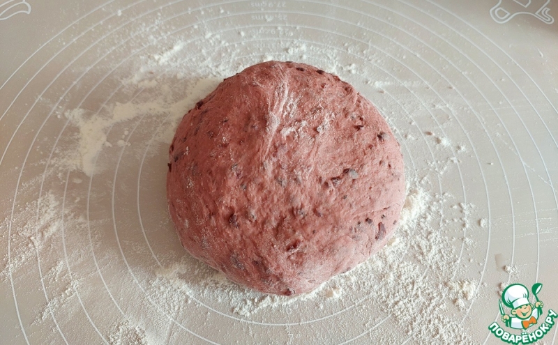 Свекольные бублики с семечками