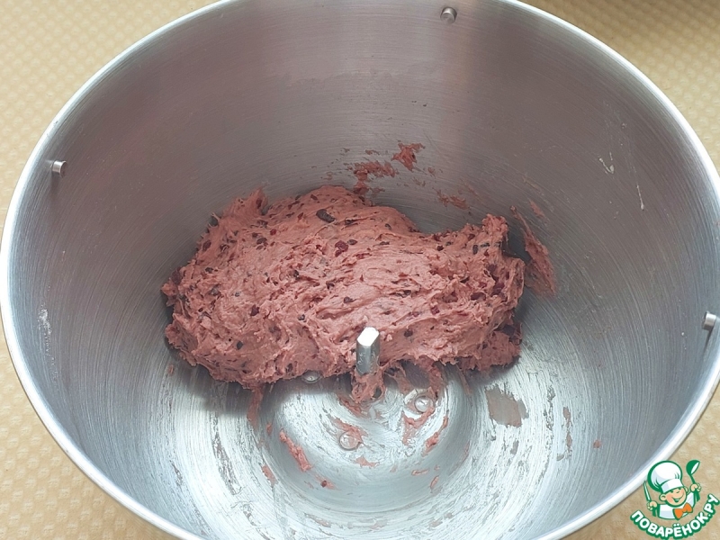 Свекольные бублики с семечками