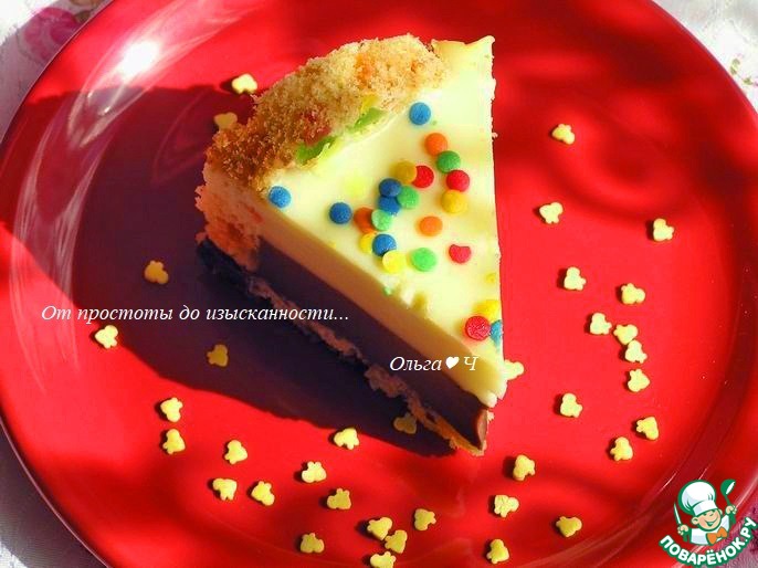 Торт "Пасхальный" из кексов или куличей