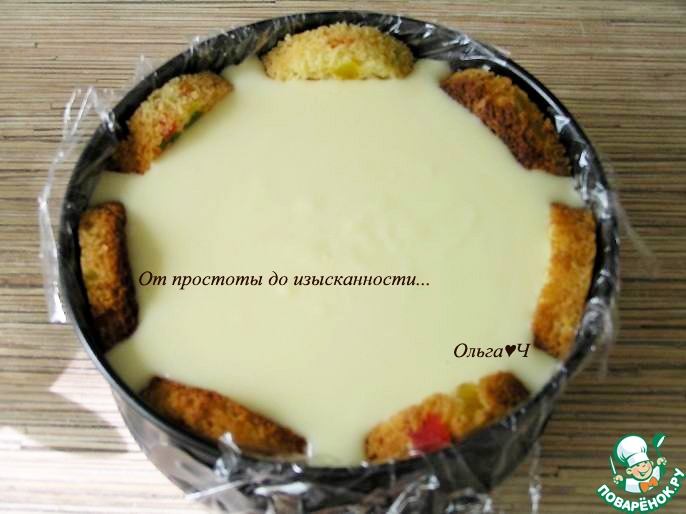 Торт "Пасхальный" из кексов или куличей