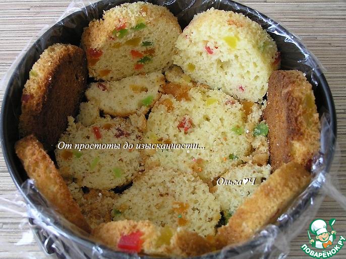 Торт "Пасхальный" из кексов или куличей