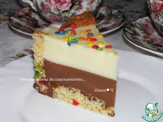 Торт "Пасхальный" из кексов или куличей