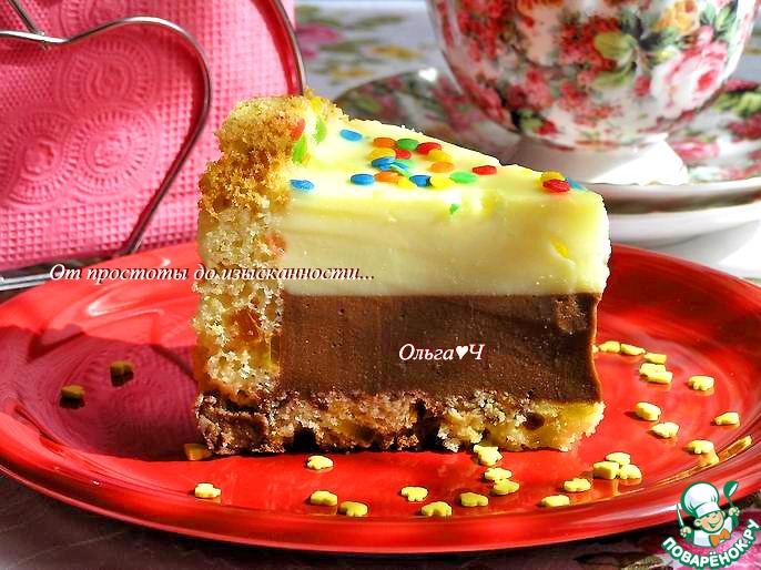 Торт "Пасхальный" из кексов или куличей