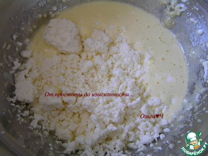 Творожный пирог с клубникой