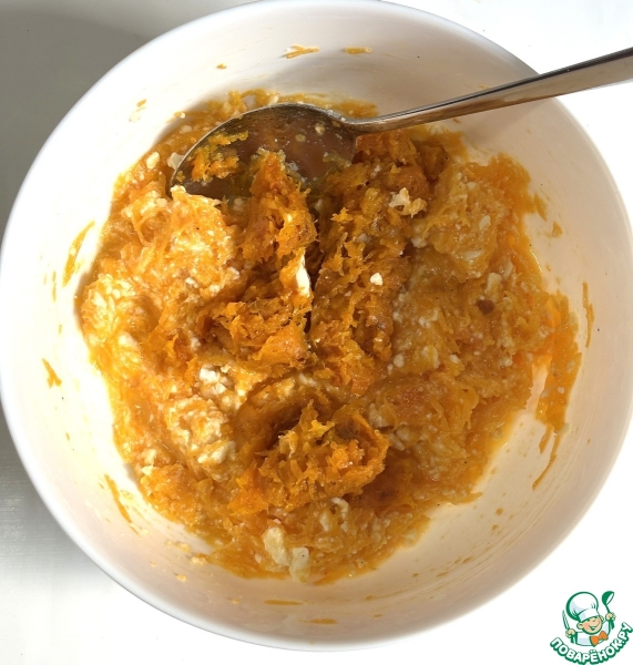 Тыквенные вафли с сыром фета